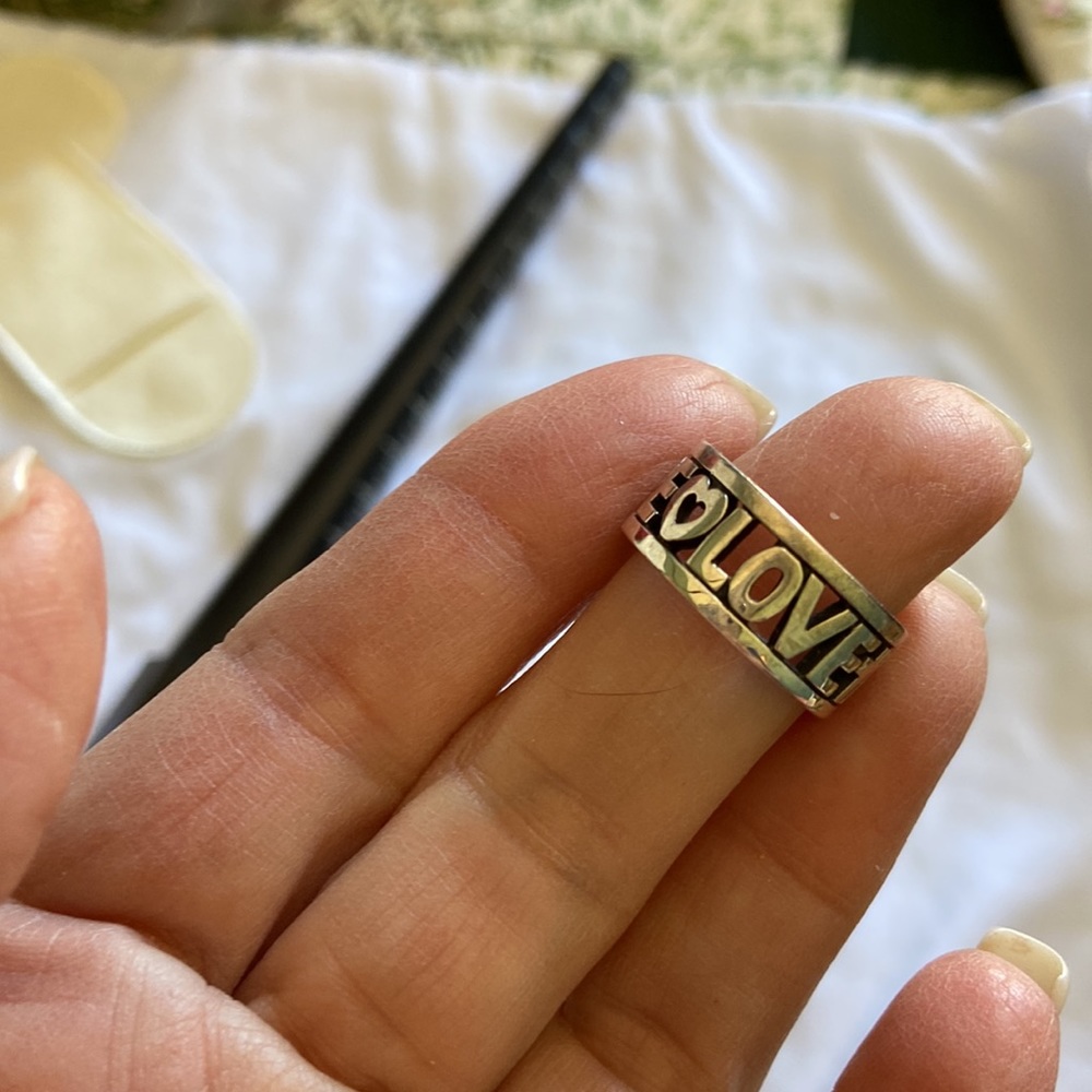 James Avery LOVE HOPE FAITH Ring.